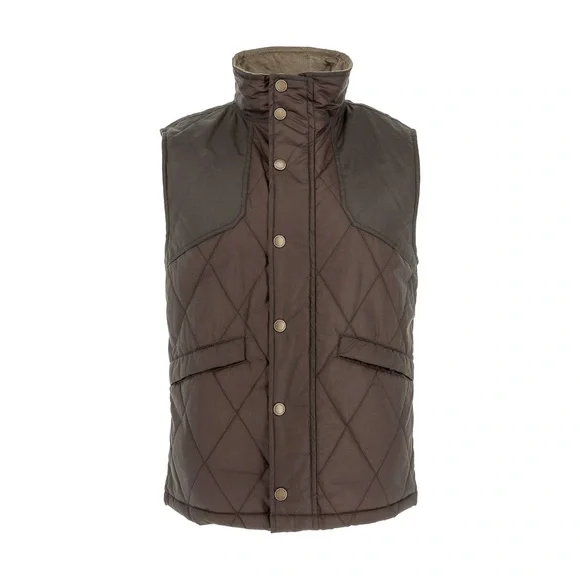 Paddock Quilted Wax Vest for Men - Picture 5 of 6